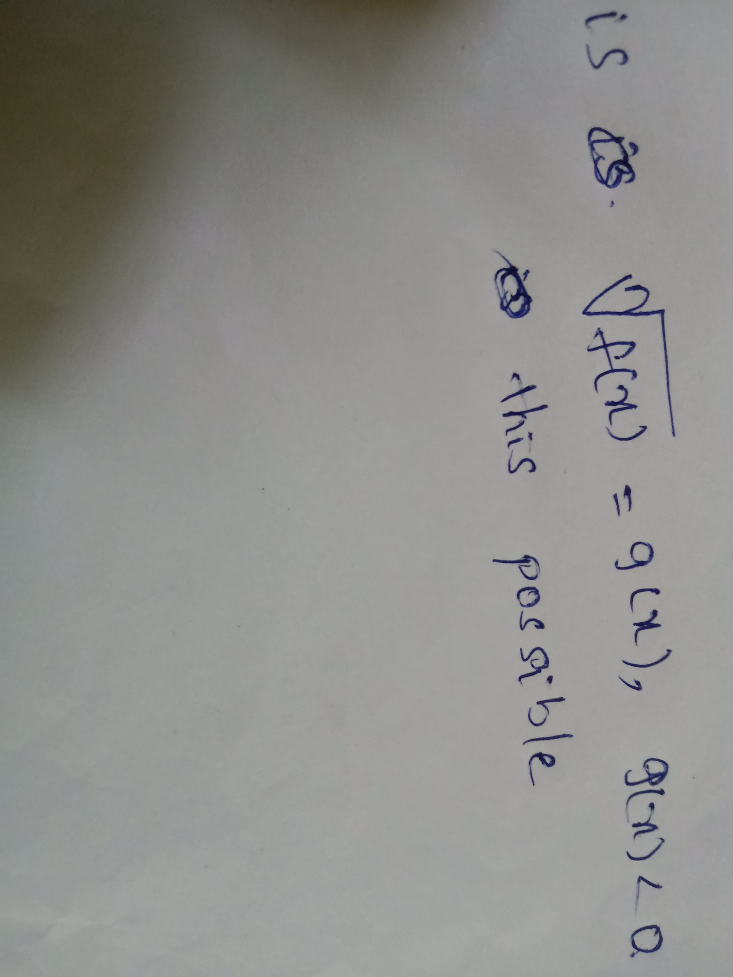 Question image for Is this defined? Is this possible Does any real n